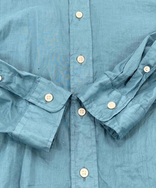 THE SHINZONE（ザ シンゾーン）THE SHINZONE (ザ シンゾーン) SHEER DADDY SHIRTS 23MMSBL09 ブルー サイズ:RSの古着・服飾アイテム