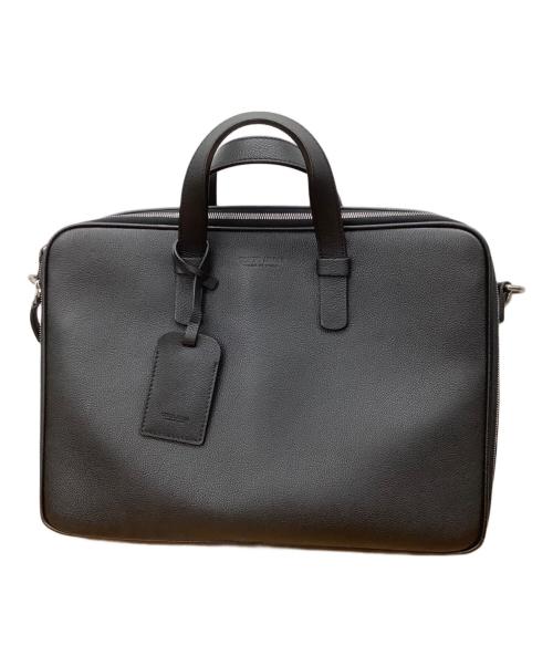 GIORGIO ARMANI（ジョルジョアルマーニ）GIORGIO ARMANI (ジョルジョアルマーニ) ブリーフケース ブラックの古着・服飾アイテム