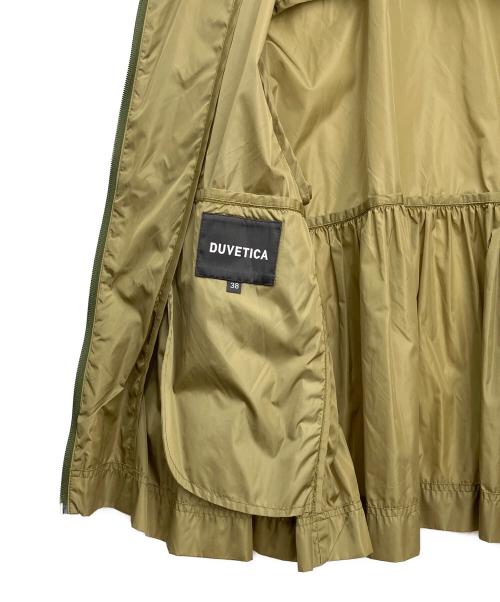 DUVETICA（デュベティカ）DUVETICA (デュベティカ) Aラインジャケット カーキ サイズ:38の古着・服飾アイテム