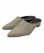 DRESSTERIORドレステリア）の古着「ポインテッドトゥミュール」｜ベージュ