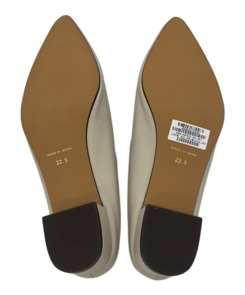 DRESSTERIOR（ドレステリア）DRESSTERIOR (ドレステリア) ポインテッドトゥミュール ベージュ サイズ:22.5の古着・服飾アイテム