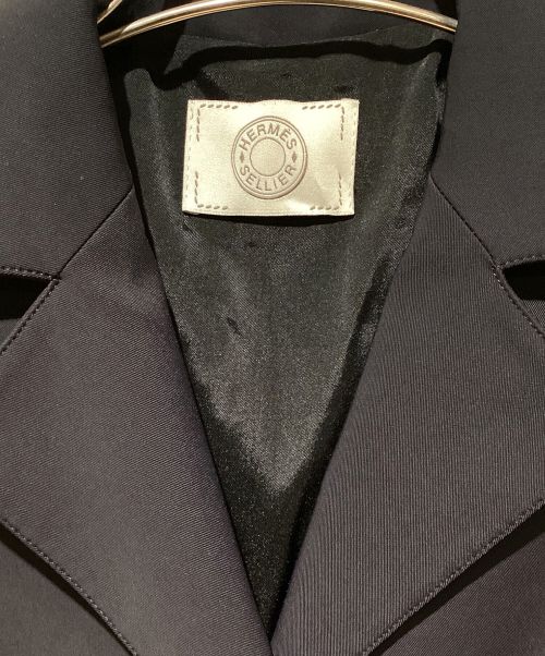 HERMES（エルメス）HERMES (エルメス) 3B Tailored Jacket（3Bテーラードジャケット） ネイビー サイズ:36の古着・服飾アイテム