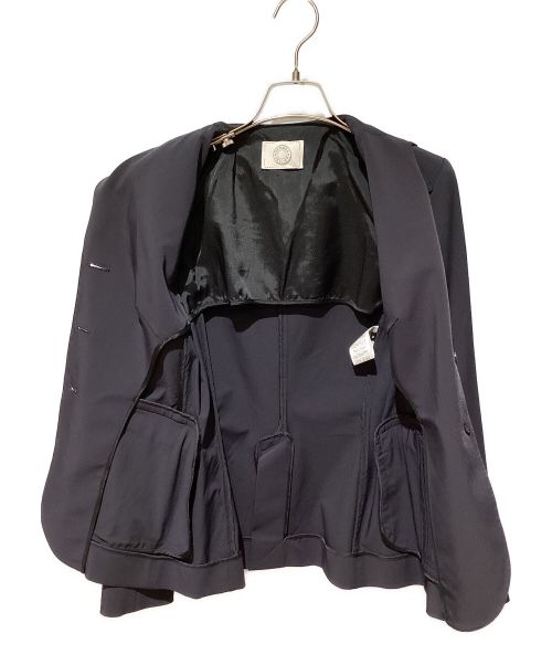 HERMES（エルメス）HERMES (エルメス) 3B Tailored Jacket（3Bテーラードジャケット） ネイビー サイズ:36の古着・服飾アイテム