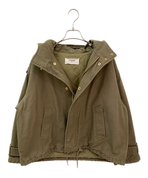 CELINE（セリーヌ）CELINE (セリーヌ) 中綿ジャケット オリーブ サイズ:34の古着・服飾アイテム