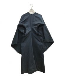 HARUNOBUMURATA（ハルノブ ムラタ）の古着「サークルカットデザインワンピース」｜ネイビー