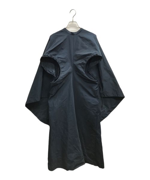 HARUNOBUMURATA（ハルノブ ムラタ）HARUNOBUMURATA (ハルノブ ムラタ) サークルカットデザインワンピース ネイビー サイズ:36の古着・服飾アイテム