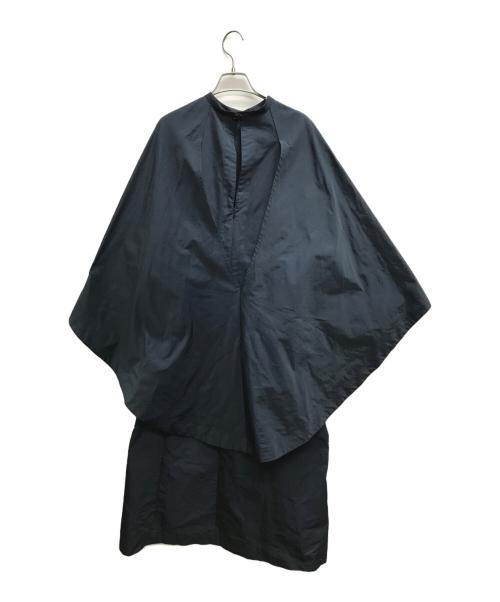 HARUNOBUMURATA（ハルノブ ムラタ）HARUNOBUMURATA (ハルノブ ムラタ) サークルカットデザインワンピース ネイビー サイズ:36の古着・服飾アイテム