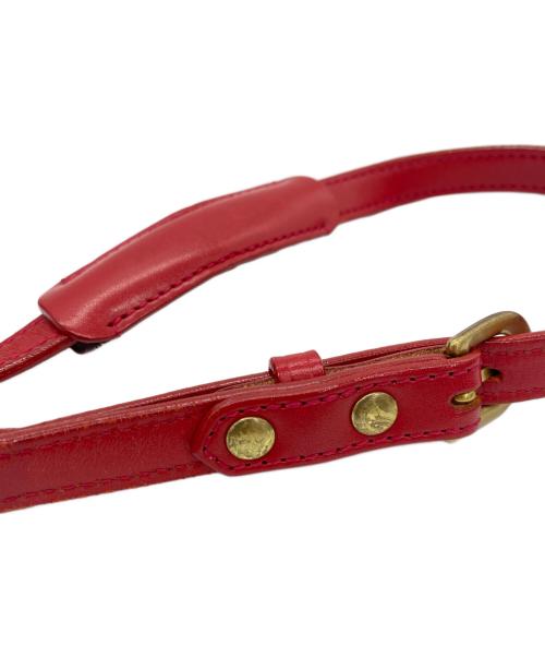 leather craft by emi（レザークラフトバイエミ）leather craft by emi (レザークラフトバイエミ) 2WAYパンプキンショルダーバッグ レッドの古着・服飾アイテム