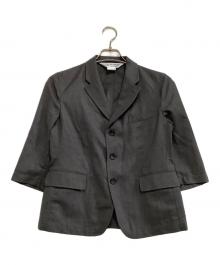 COMME des GARCONS COMME des GARCONS（コムデギャルソン コムデギャルソン）の古着「7分袖ウールテーラードジャケット」｜グレー
