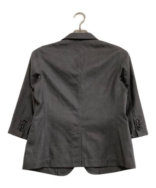 COMME des GARCONS COMME des GARCONS（コムデギャルソン コムデギャルソン）COMME des GARCONS COMME des GARCONS (コムデギャルソン コムデギャルソン) 7分袖ウールテーラードジャケット グレー サイズ:Mの古着・服飾アイテム