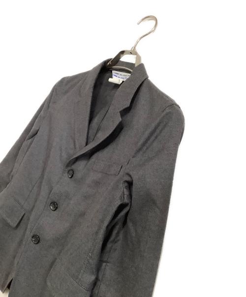 COMME des GARCONS COMME des GARCONS（コムデギャルソン コムデギャルソン）COMME des GARCONS COMME des GARCONS (コムデギャルソン コムデギャルソン) 7分袖ウールテーラードジャケット グレー サイズ:Mの古着・服飾アイテム