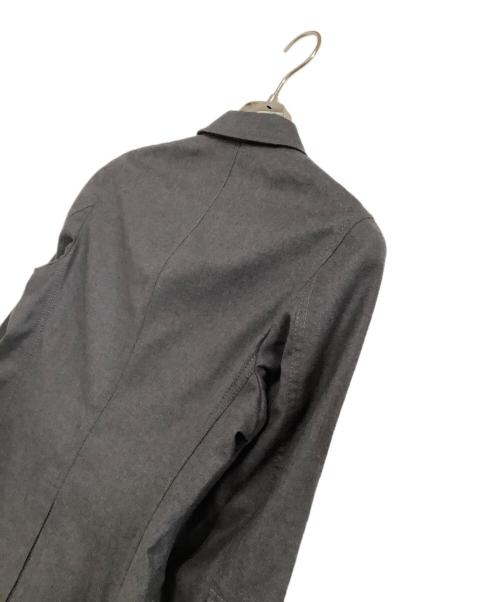 COMME des GARCONS COMME des GARCONS（コムデギャルソン コムデギャルソン）COMME des GARCONS COMME des GARCONS (コムデギャルソン コムデギャルソン) 7分袖ウールテーラードジャケット グレー サイズ:Mの古着・服飾アイテム
