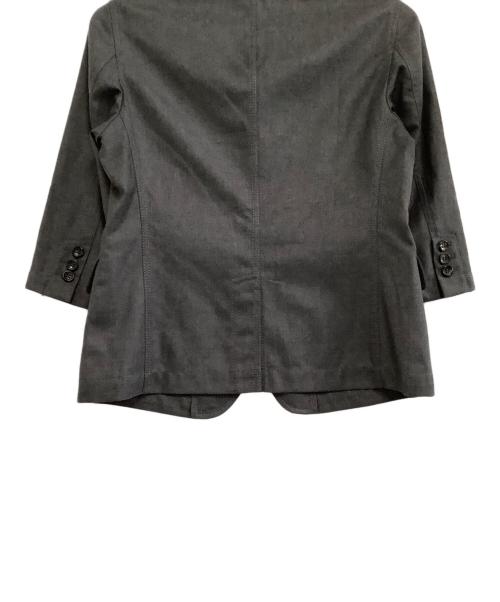 COMME des GARCONS COMME des GARCONS（コムデギャルソン コムデギャルソン）COMME des GARCONS COMME des GARCONS (コムデギャルソン コムデギャルソン) 7分袖ウールテーラードジャケット グレー サイズ:Mの古着・服飾アイテム