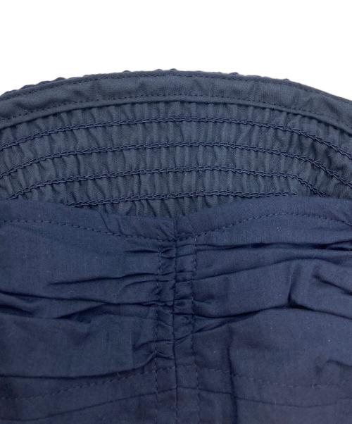 Snidel（スナイデル）Snidel (スナイデル) パフスリクロップドブラウス ネイビー サイズ:1の古着・服飾アイテム