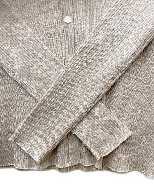 anuans（アニュアンス）anuans (アニュアンス) グリッターオフショルラメトップス 1524111003-0 ベージュ サイズ:Fの古着・服飾アイテム