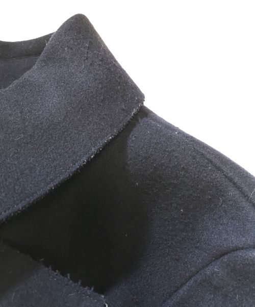 JIL SANDER（ジルサンダー）JIL SANDER (ジルサンダー) オーバーサイズウールコート ネイビー サイズ:48の古着・服飾アイテム