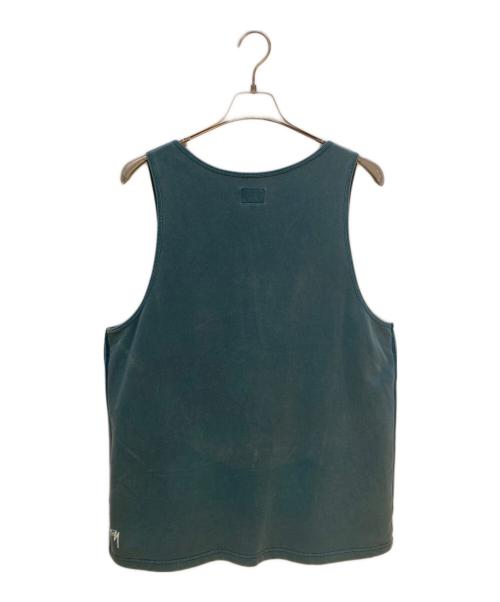 stussy（ステューシー）stussy (ステューシー) サーマルタンクトップ ブルー サイズ:Lの古着・服飾アイテム