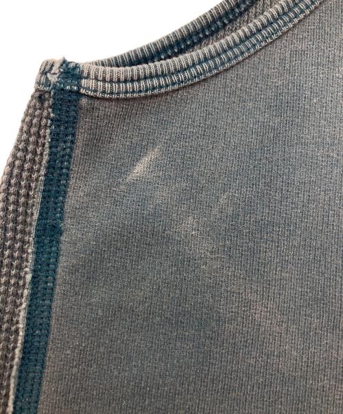 stussy（ステューシー）stussy (ステューシー) サーマルタンクトップ ブルー サイズ:Lの古着・服飾アイテム