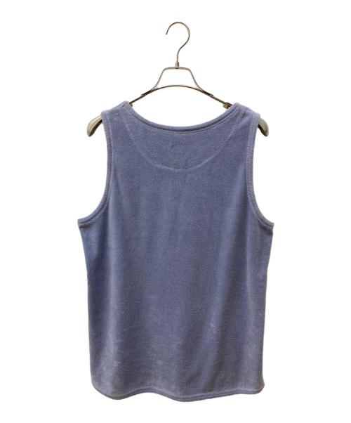 stussy（ステューシー）stussy (ステューシー) パイル地タンクトップ ブルー サイズ:Lの古着・服飾アイテム