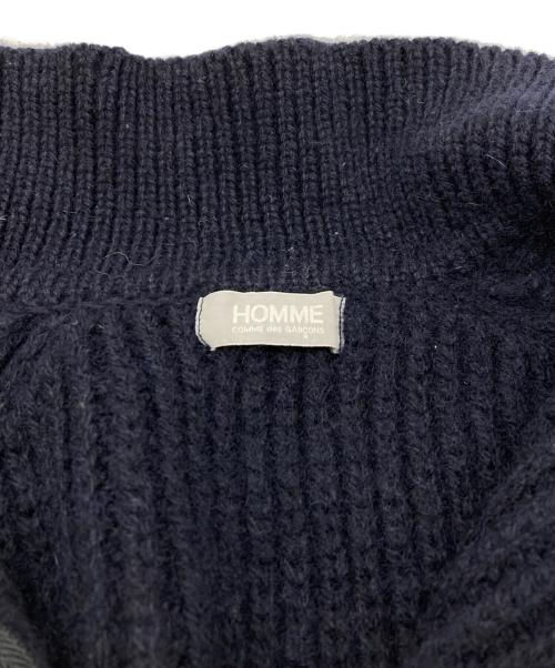 COMME des GARCONS HOMME（コムデギャルソン オム）COMME des GARCONS HOMME (コムデギャルソン オム) ハーフジップニット ネイビー サイズ:下記参照の古着・服飾アイテム
