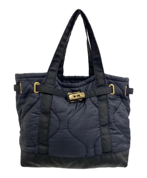 SITA PARANTICA（シータパランティカ）sita parantica (シータパランティカ) キルティングトートバッグ ブラックの古着・服飾アイテム