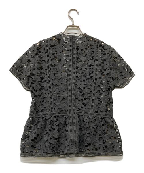 REKISAMI（レキサミ）REKISAMI (レキサミ) レースブラウス グレー サイズ:2の古着・服飾アイテム