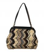 JAMIN PUECHジャマンピュエッシュ）の古着「がま口ハンドバッグ」｜マルチカラー