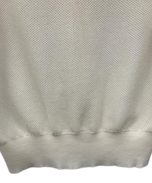 ANAYI（アナイ）ANAYI (アナイ) 和紙タックかのこVネック カーディガン ホワイト サイズ:38の古着・服飾アイテム