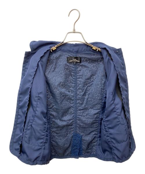 tricot COMME des GARCONS（トリココムデギャルソン）tricot COMME des GARCONS (トリココムデギャルソン) フラワープリントダブルジャケット TQ-J010 ネイビー サイズ:Sの古着・服飾アイテム