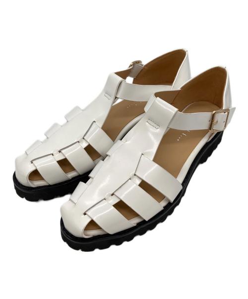 MOHI（モヒ）MOHI (モヒ) グルカサンダル ホワイト サイズ:36の古着・服飾アイテム