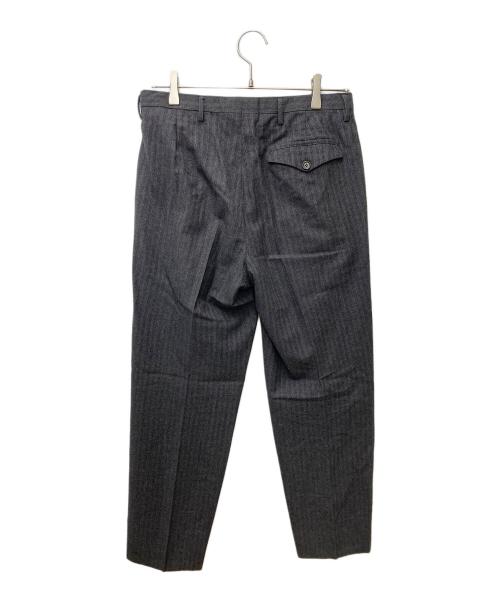 PRADA（プラダ）PRADA (プラダ) ウールカシミヤストライプスラックス グレー サイズ:46の古着・服飾アイテム