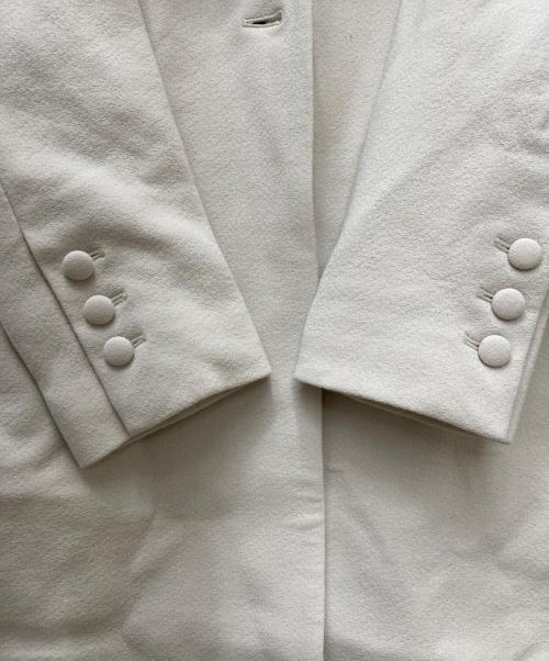 23区 lab（ニジュウサンクラボ）23区 lab (ニジュウサンクラボ) ウールダブルジョーゼット ジャケット コート アイボリー サイズ:38の古着・服飾アイテム