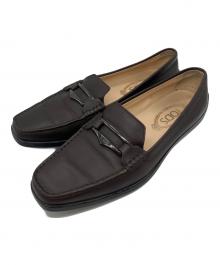 TOD'S（トッズ）の古着「ドライビングシューズ　ローファー」｜ブラウン