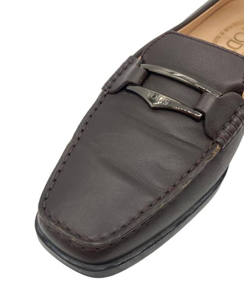 TOD'S（トッズ）TOD'S (トッズ) ドライビングシューズ　ローファー ブラウン サイズ:38の古着・服飾アイテム