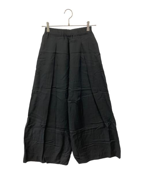 NEARBYME（ニアーバイミー）NEARBYME (ニアーバイミー) Plage (プラージュ) 別注 SILKY ワイドパンツ ブラック サイズ:Freeの古着・服飾アイテム