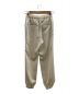 UNITED ARROWS (ユナイテッドアローズ) クリーン サテン ジョガーパンツ ベージュ サイズ:34：4000円