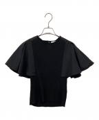 l'heritage martiniqueレリタージュ マルティニーク）の古着「タックスリーブニット」｜ブラック