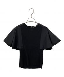 l'heritage martinique（レリタージュ マルティニーク）の古着「タックスリーブニット」｜ブラック