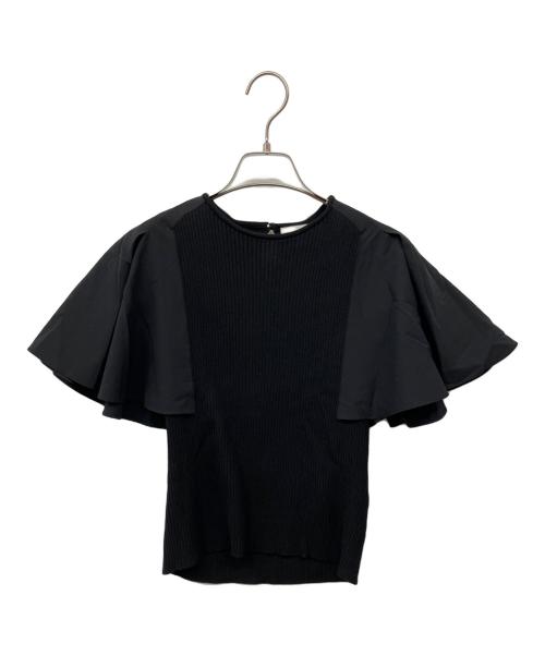 l'heritage martinique（レリタージュ マルティニーク）l'heritage martinique (レリタージュ マルティニーク) タックスリーブニット ブラック サイズ:Fの古着・服飾アイテム