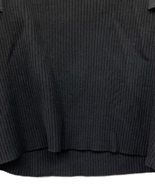 l'heritage martinique（レリタージュ マルティニーク）l'heritage martinique (レリタージュ マルティニーク) タックスリーブニット ブラック サイズ:Fの古着・服飾アイテム