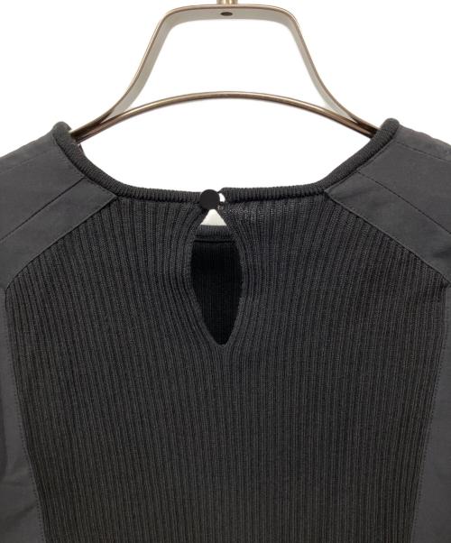 l'heritage martinique（レリタージュ マルティニーク）l'heritage martinique (レリタージュ マルティニーク) タックスリーブニット ブラック サイズ:Fの古着・服飾アイテム