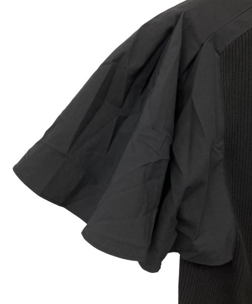 l'heritage martinique（レリタージュ マルティニーク）l'heritage martinique (レリタージュ マルティニーク) タックスリーブニット ブラック サイズ:Fの古着・服飾アイテム