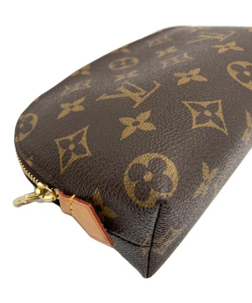 LOUIS VUITTON（ルイ ヴィトン）LOUIS VUITTON (ルイ ヴィトン) コスメポーチ ブラウンの古着・服飾アイテム