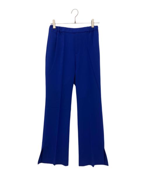 MUSE de Deuxieme Classe（ミューズ ドゥーズィエム クラス）MUSE de Deuxieme Classe (ミューズ ドゥーズィエム クラス) センタープレススリットパンツ ブルー サイズ:36の古着・服飾アイテム