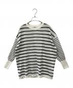 JOURNAL STANDARD relumeジャーナルスタンダード レリューム）の古着「サマーニットプルオーバー」｜ホワイト×ブラック