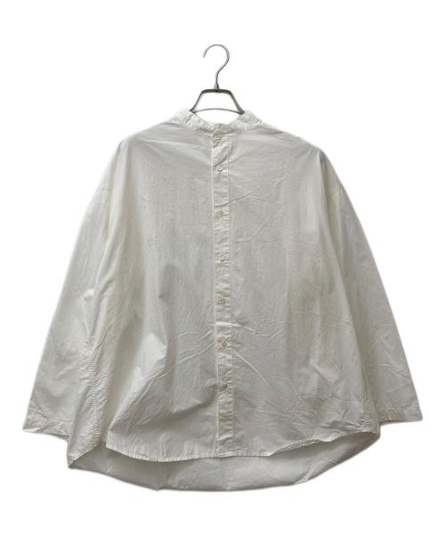 Veritecoeur（ヴェリテクール）Veritecoeur (ヴェリテクール) スタンドカラーシャツ ホワイト サイズ:1の古着・服飾アイテム