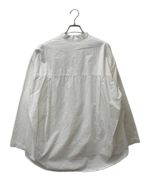 Veritecoeur（ヴェリテクール）Veritecoeur (ヴェリテクール) スタンドカラーシャツ ホワイト サイズ:1の古着・服飾アイテム