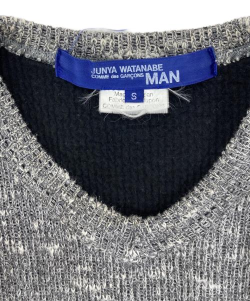 COMME des GARCONS JUNYA WATANABE MAN（コム デ ギャルソン ジュンヤ ワタナベ マン）COMME des GARCONS JUNYA WATANABE MAN (コム デ ギャルソン ジュンヤ ワタナベ マン) エルボーパッチニット WR-T006 / AD2016 グレー サイズ:Sの古着・服飾アイテム
