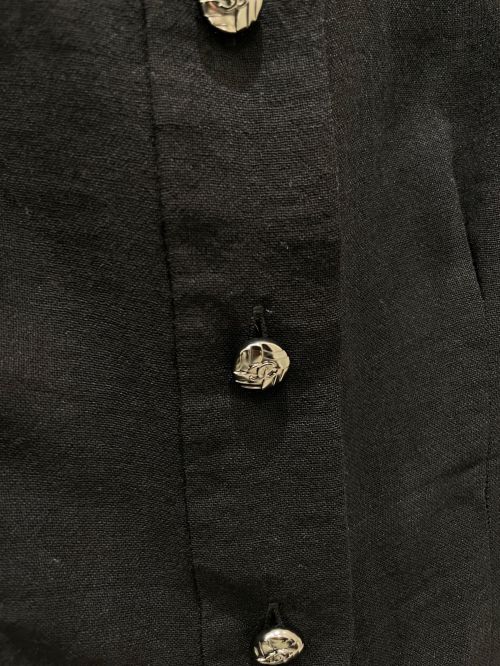 CHANEL（シャネル）CHANEL (シャネル) ココボタンシアーブラウス ブラック サイズ:36の古着・服飾アイテム