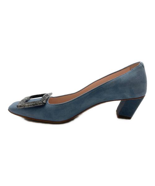 Roger Vivier（ロジェ ヴィヴィエ）Roger Vivier (ロジェ ヴィヴィエ) パンプス ブルー サイズ:34 1/2の古着・服飾アイテム